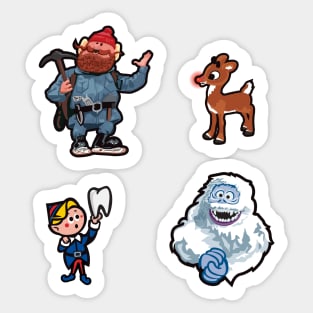 Rudolph Stickers Sticker